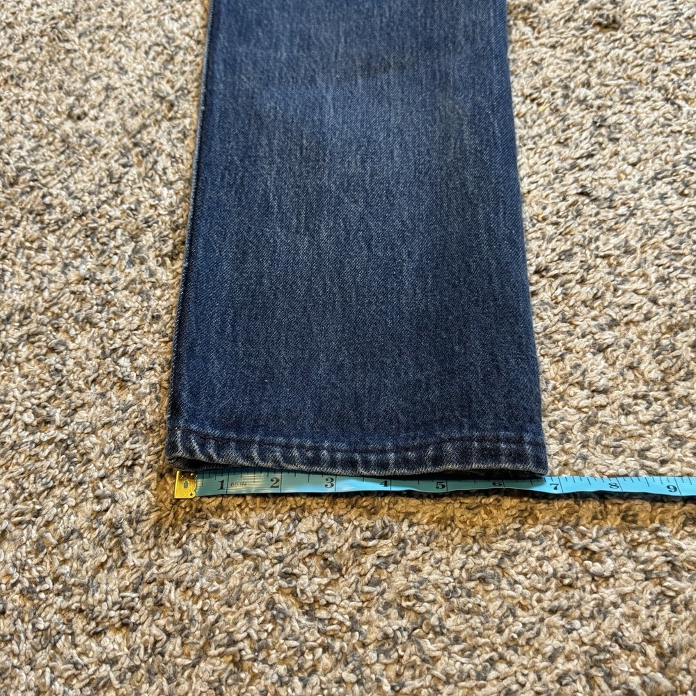 Vintage Levi's 501xx Made in USA Women's Distressing Size 29x36 Fit 27x28 Blue - Picture 9 of 12